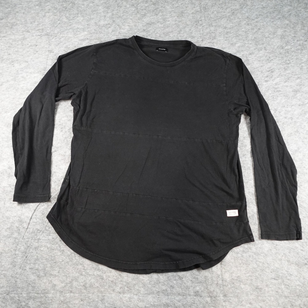 Stampd‎ Shirt Mens XL/XXL? Black Long Sleeve Crew Neck